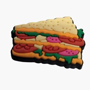 Triple Sandwich Shoe Charm  Crustless Bread
